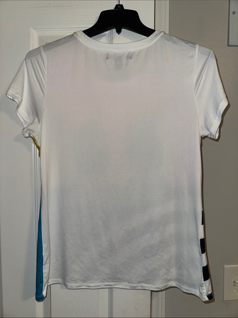Embellished Graphic Short-Sleeve Tee - Pink/White/Blue/Yellow - Picture 4 of 4